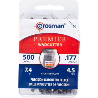 Пуля пневматическая CROSMAN WADCUTTER 4,5мм, 7,4гр (500 шт.) Пуля пневматическая CROSMAN WADCUTTER 4,5мм, 7,4гр (500 шт.)